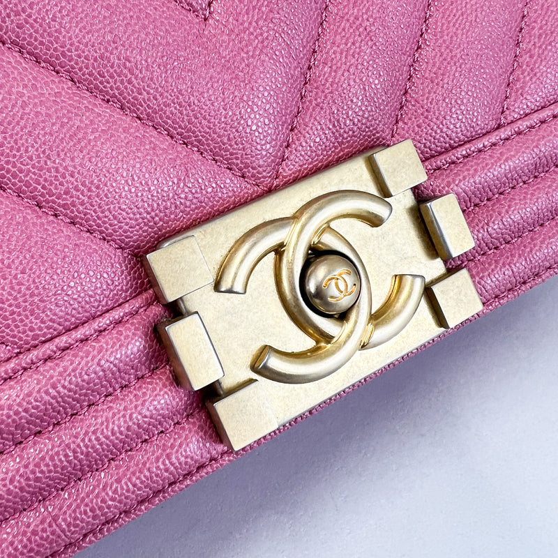 Chanel Old Medium Boy Bag with GHW