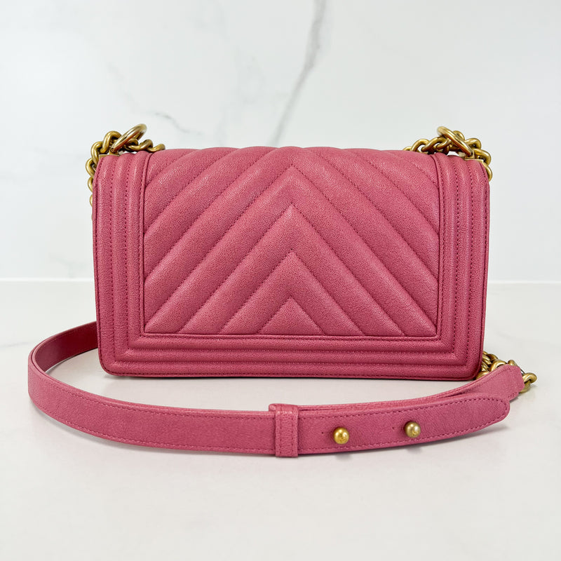 Chanel Old Medium Boy Bag with GHW